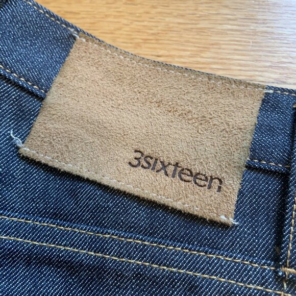 3Sixteen ST-100x, 14.5oz Indigo Selvedge, Slim Tapered Jeans - Picture 9 of 10